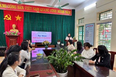 TỌA ĐÀM KỶ NIỆM NGÀY QUỐC TẾ PHỤ NỮ 8/3 TẠI TRƯỜNG TIỂU HỌC MỸ THỊNH